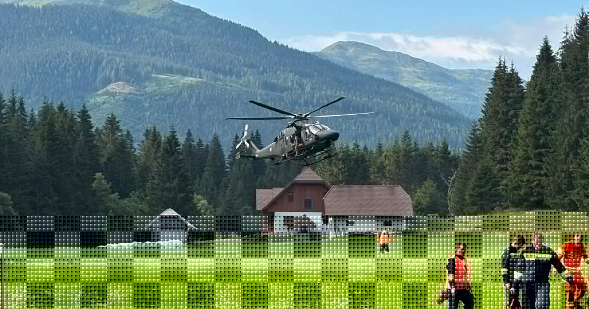 Feuerwehren gefordert - Helis sollen Waldbrand aus der Luft löschen