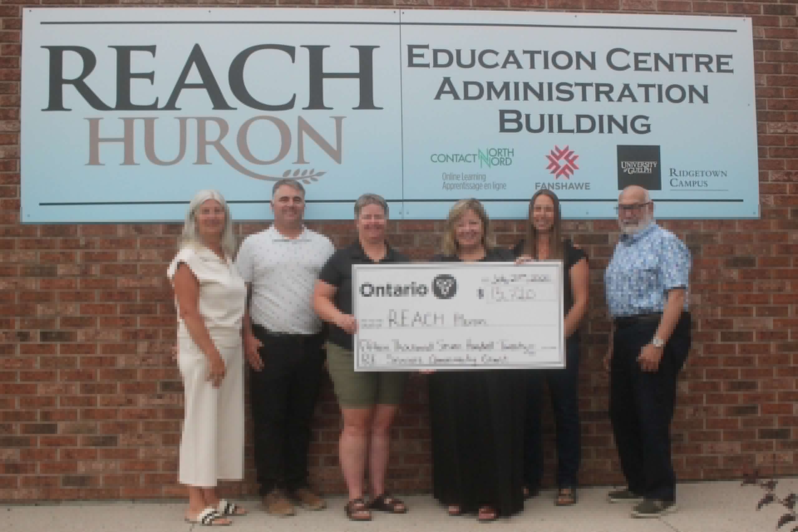 MPP Thompson presents funding to local organizations