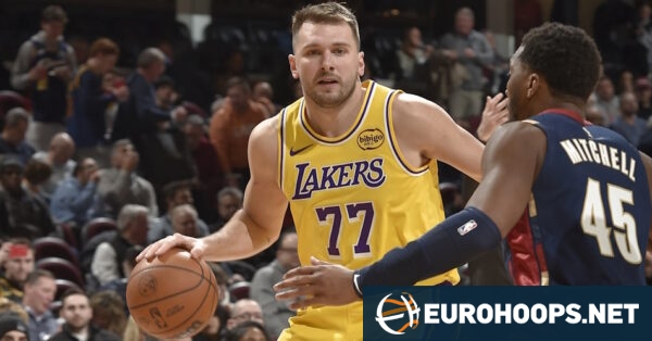 Luka Doncic gets ‘lucky’ in scary fall, but Cavaliers rout Lakers