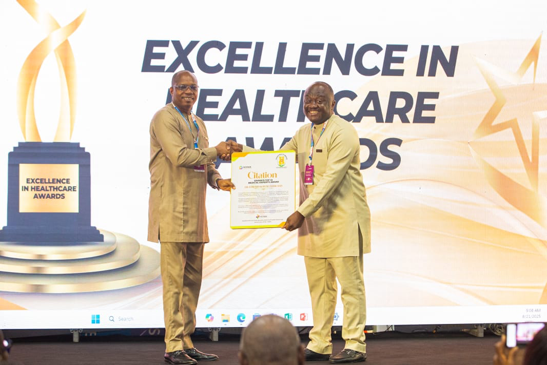 Dr Edward Kofi Sutherland honoured as one of Ghana’s top 10 medical experts