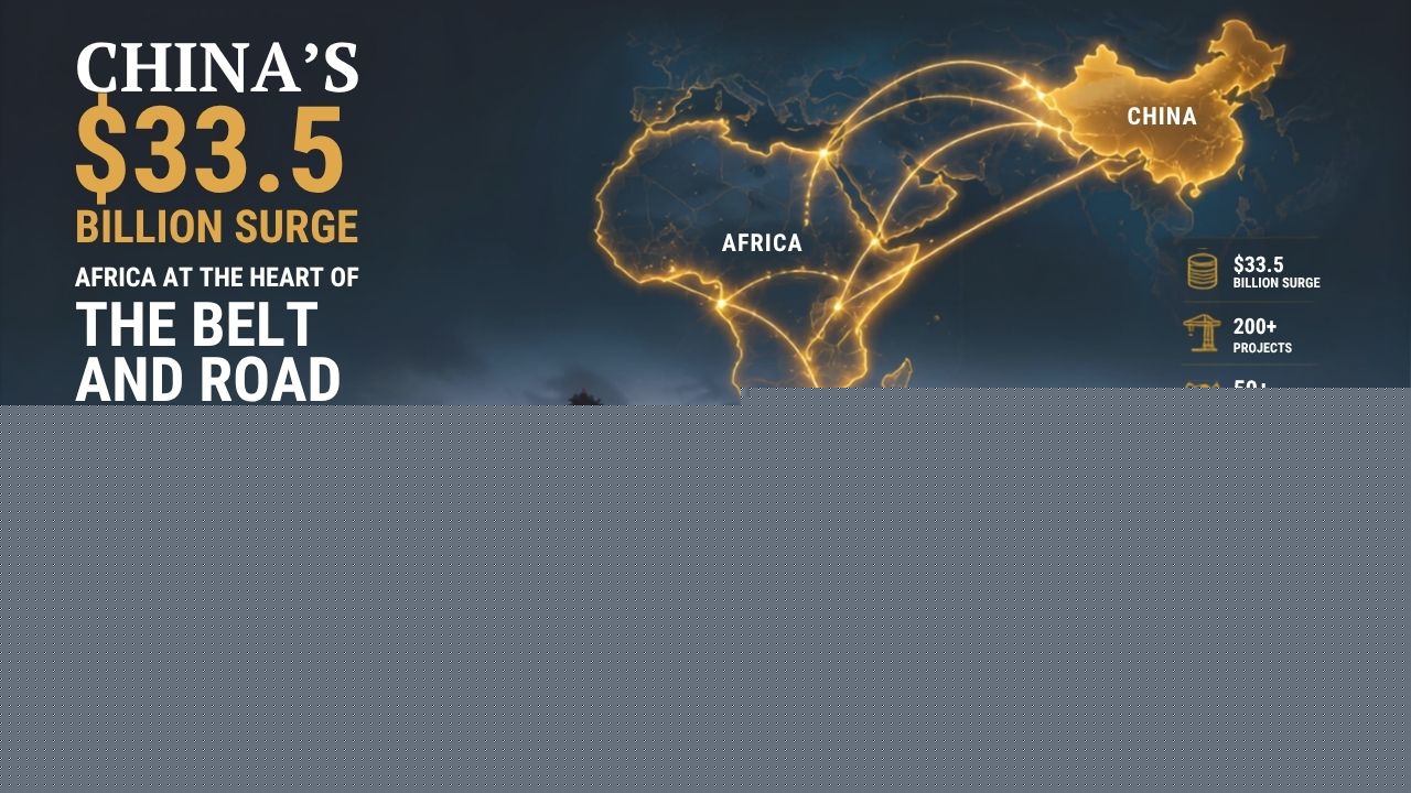 China’s $33.5 Billion Surge: Africa Becomes the New Heart of the Belt and Road