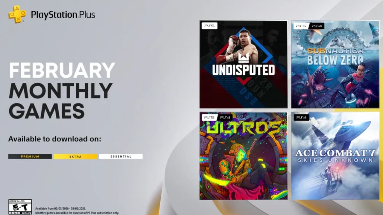 PS Plus February 2026 launches with four free games