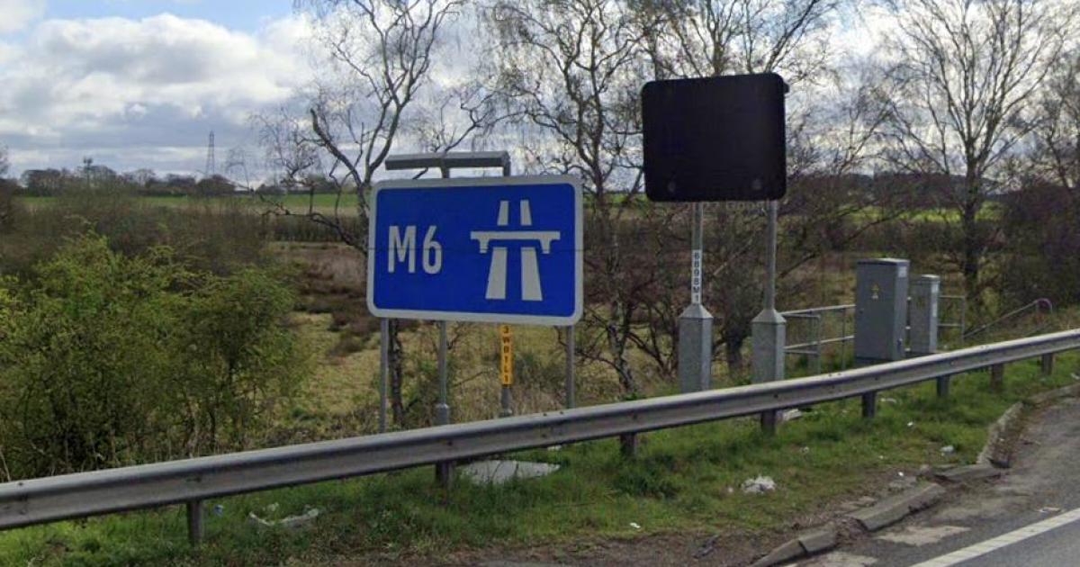 Casualty taken to hospital after three-car smash on motorway