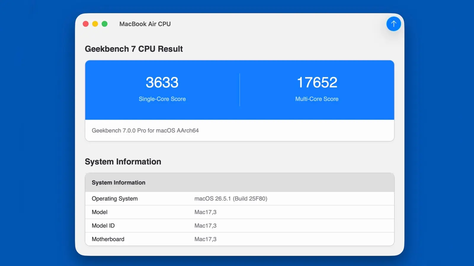 Geekbench 7 makes Mac and iPhone benchmarking even more accurate
