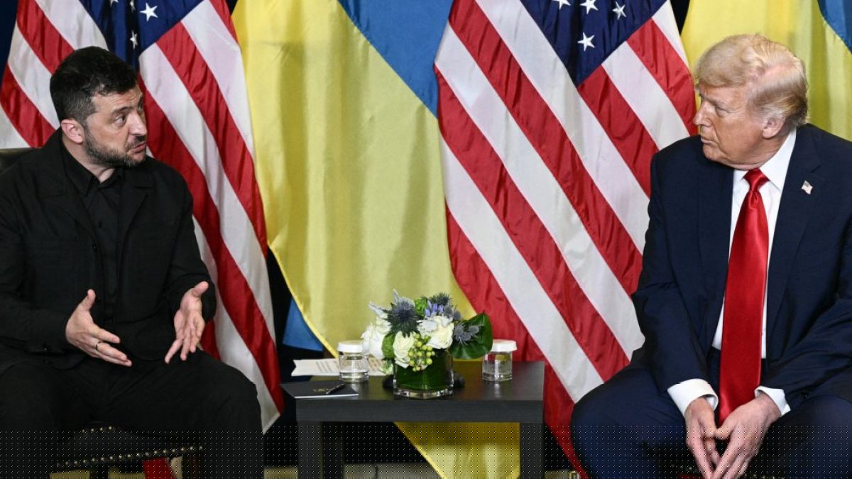 Trump says ‘yes’ to shooting down Russian jets in Nato airspace in Zelensky meeting