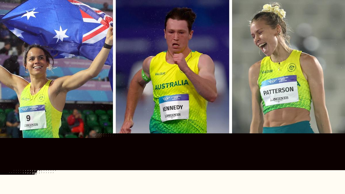 Commonwealth Games: Lachie Kennedy and Torrie Lewis set national 100m records but pipped to gold medals