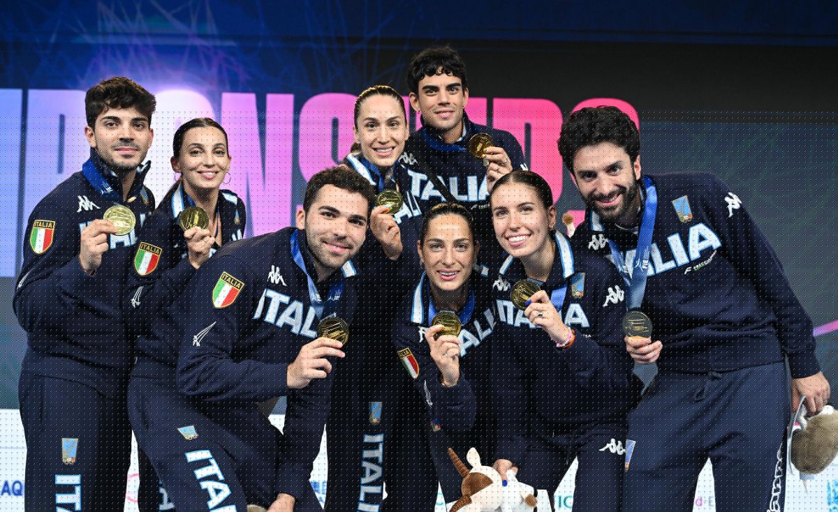 Italia meravigliosa e tutta d’oro: le squadre di fioretto maschile e spada femminili sono sul tetto del mondo