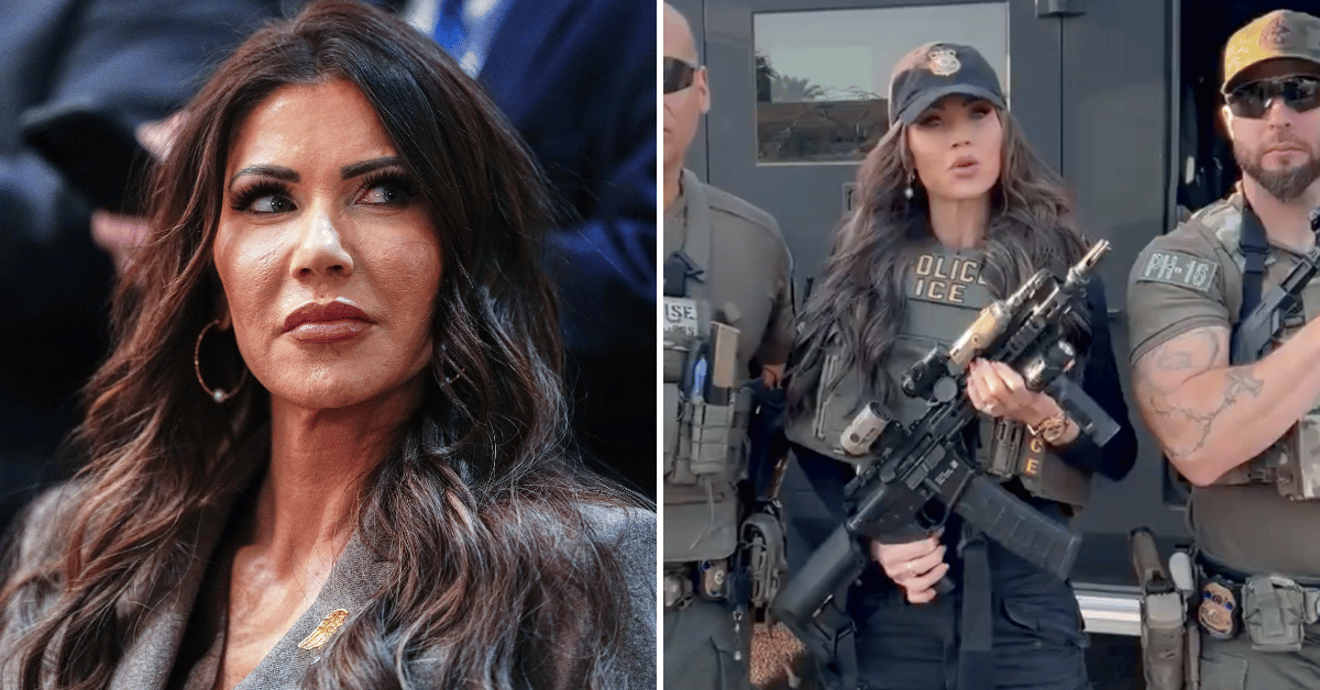 'This is Laughable': 'ICE Barbie' Kristi Noem Ridiculed For 'Pointing a Gun Directly at Agent's Head' in 'Embarrassing' Resurfaced Video