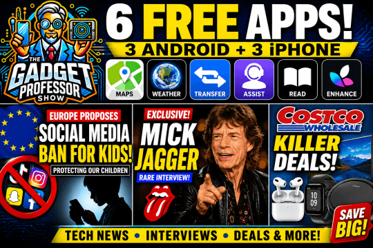 6 FREE Apps You NEED + Costco Deals + Mick Jagger!   #802