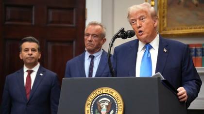 ‘I’m giving my opinion’: Trump deviates from scientific evidence, own FDA, in autism remarks