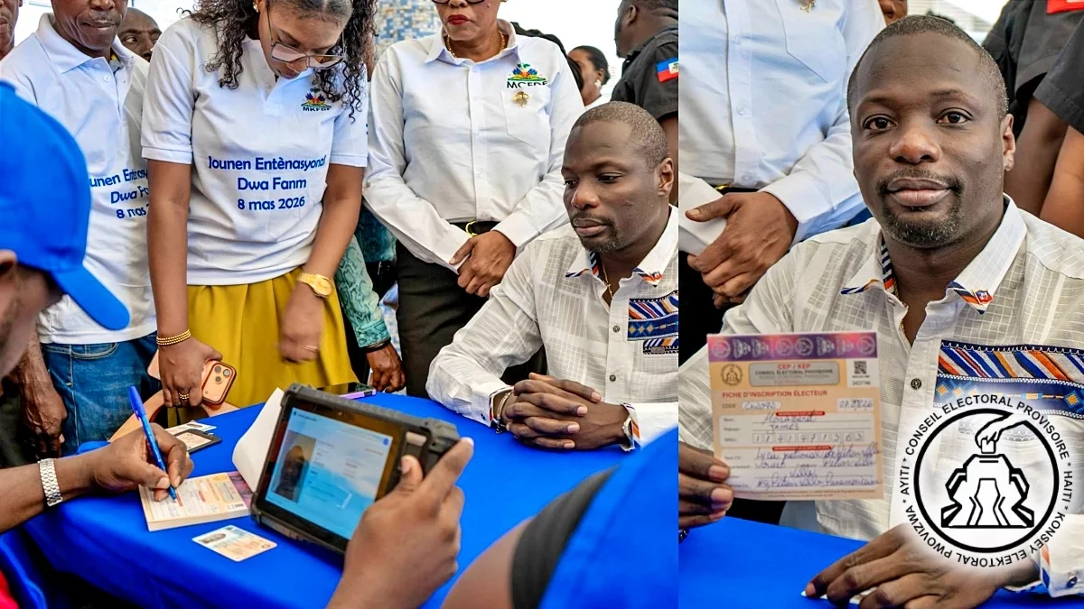iciHaïti - Élections : Le Ministre du Commerce appelle les citoyens à s'inscrire sur la liste électorale