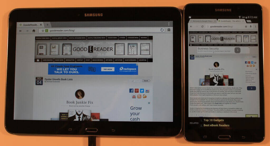 Samsung Galaxy Tab 4 Nook 10.1 Review