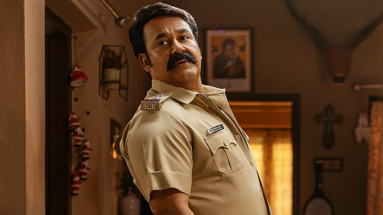 L366 First Look: Mohanlal introduced as ‘pure love’ TS Lovelajan in Tharun Moorthy’s cop action comedy
