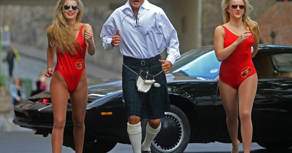 David Hasselhoff's management respond after American star 'spotted' in Powys