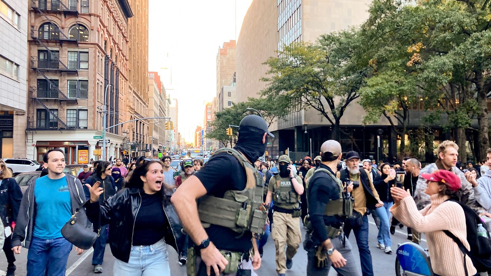 Immigration agents conducting sweep on NYC’s famed Canal Street confronted by protesters