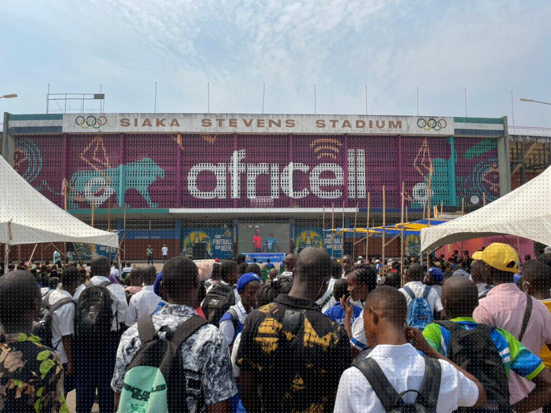 In Pictures: AFCON 2022 – Leone Stars vs Algeria live match viewing in Freetown