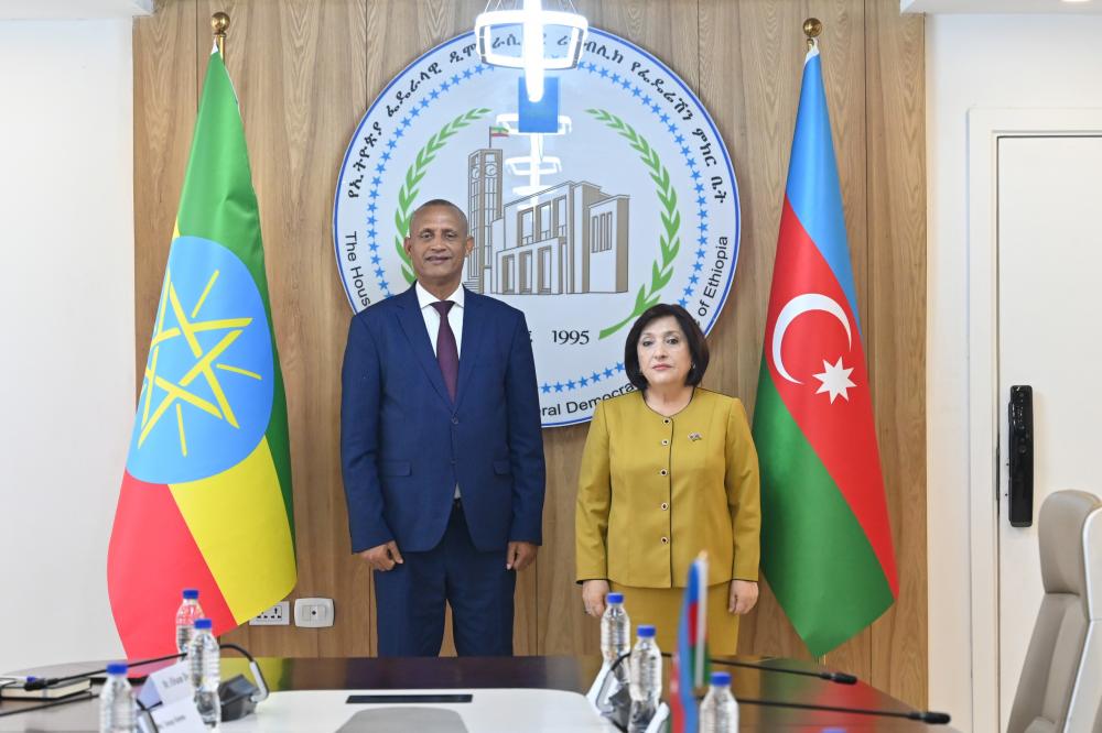 Azerbaijan's parliament speaker meets Speaker of Ethiopia’s House of Federation (PHOTO)