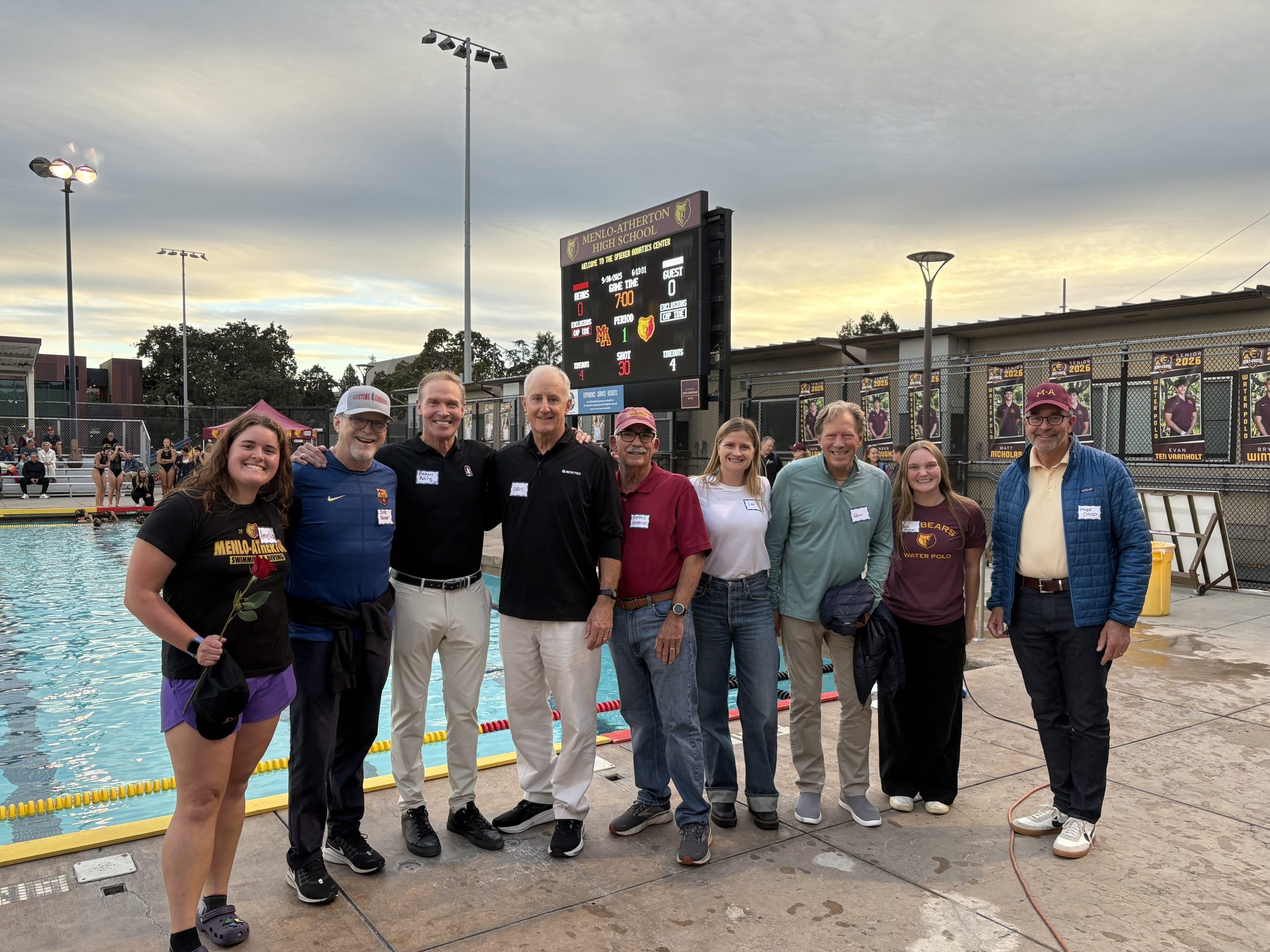 Spotted: M-A water polo alums attending boys and girls games