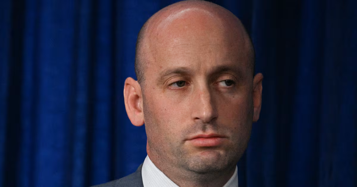 Stephen Miller Mocked for Deploying Podcaster Wife to Save Job