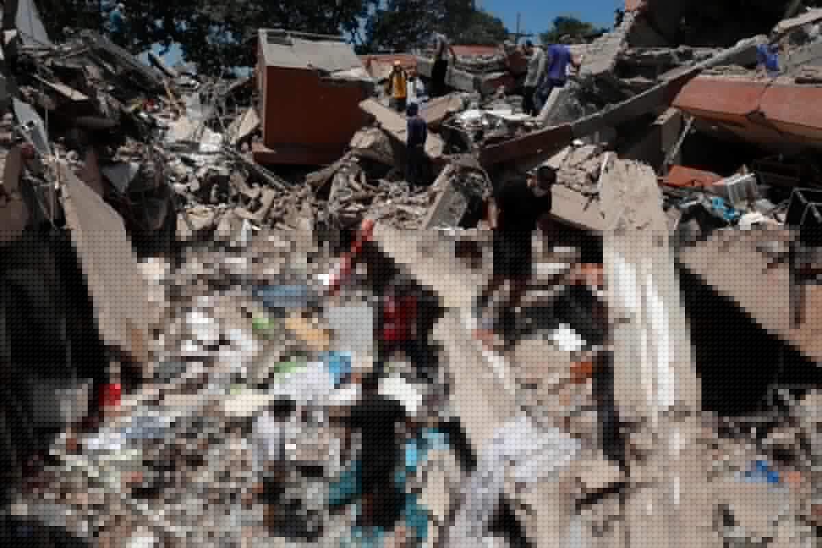 Sube a 111 la cifra de muertos por el terremoto en Colombia