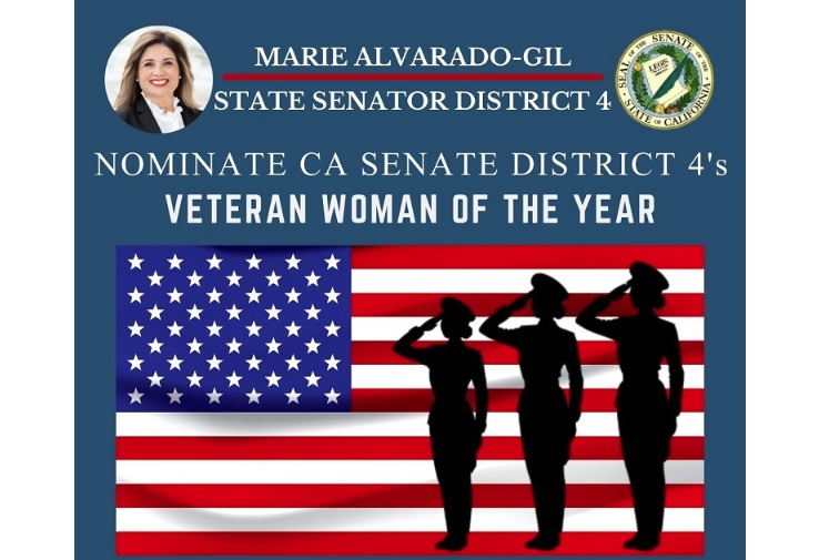 Alvarado-Gil Seeks Nominees For Veteran Woman Of The Year