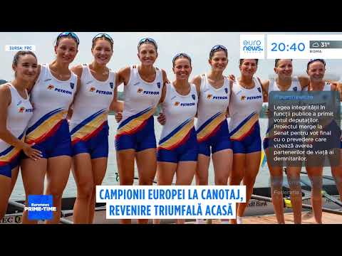 România, campionă europeană la canotaj. Elisabeta Lipă: Italienii au învățat imnul României!