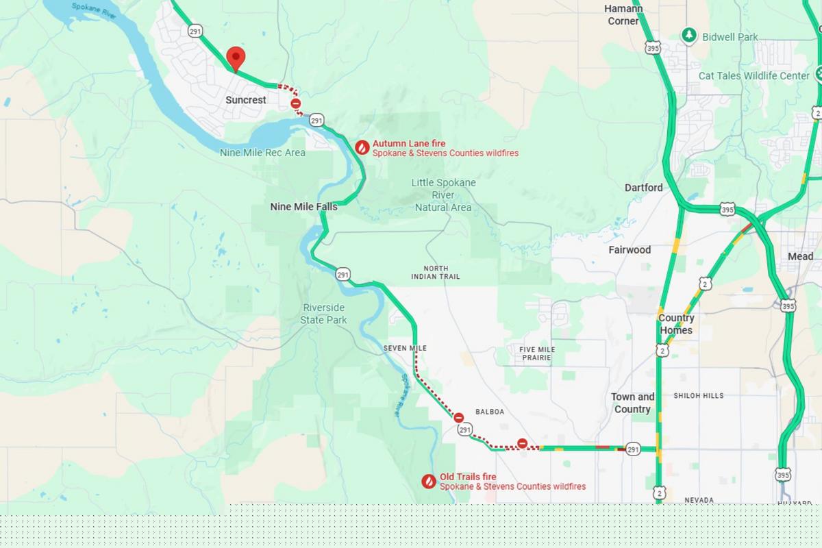 SR-291 Reopens After Spokane Crews Clear the Fire-Damaged Road