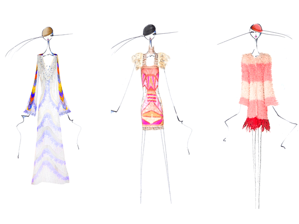 Comment on Spring 2013 sketches: Concept Korea, Custo Barcelona, Zang Toi, 4 Corners of a Circle by Theo