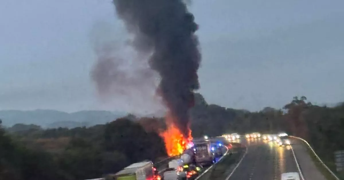 Causes and dangers of electric vehicle fires in wake of M5 blaze