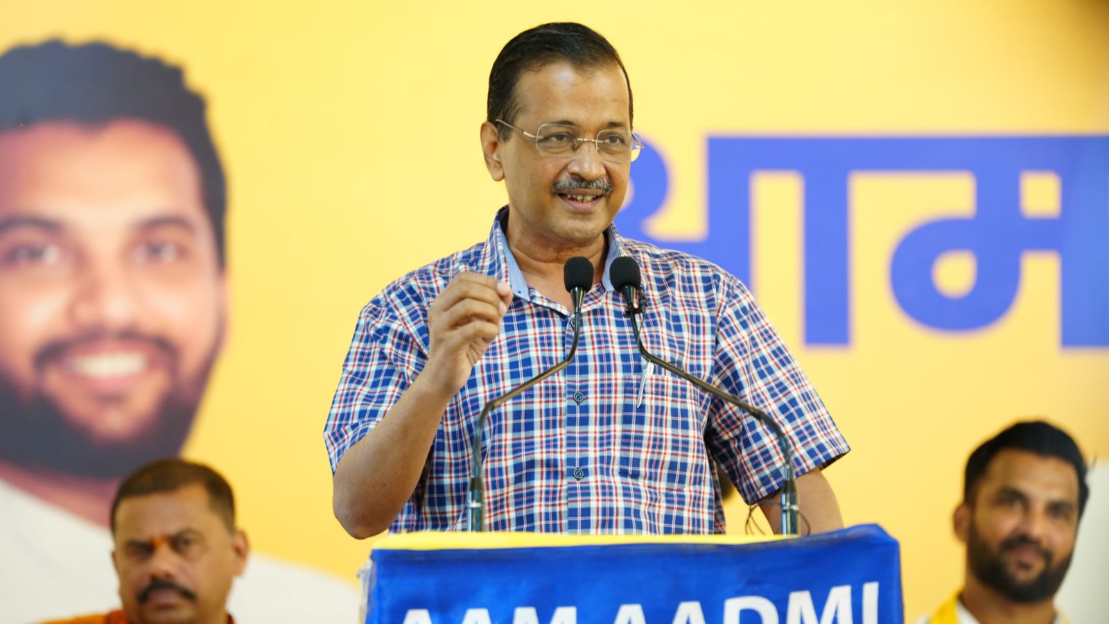 In Goa, Kejriwal alleges nexus between Congress, BJP — ‘Some families have vice-like grip on politics here’