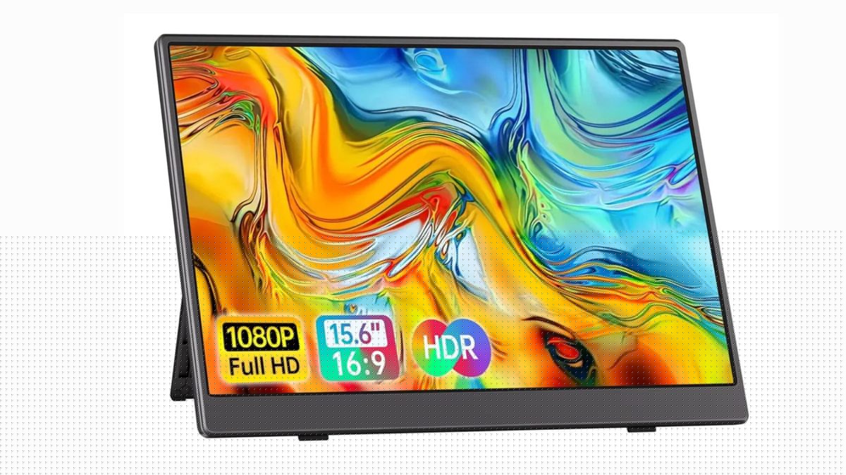 Monitor Portátil 15,6" ultrafino despenca de preço com cupom exclusivo do Mercado Livre