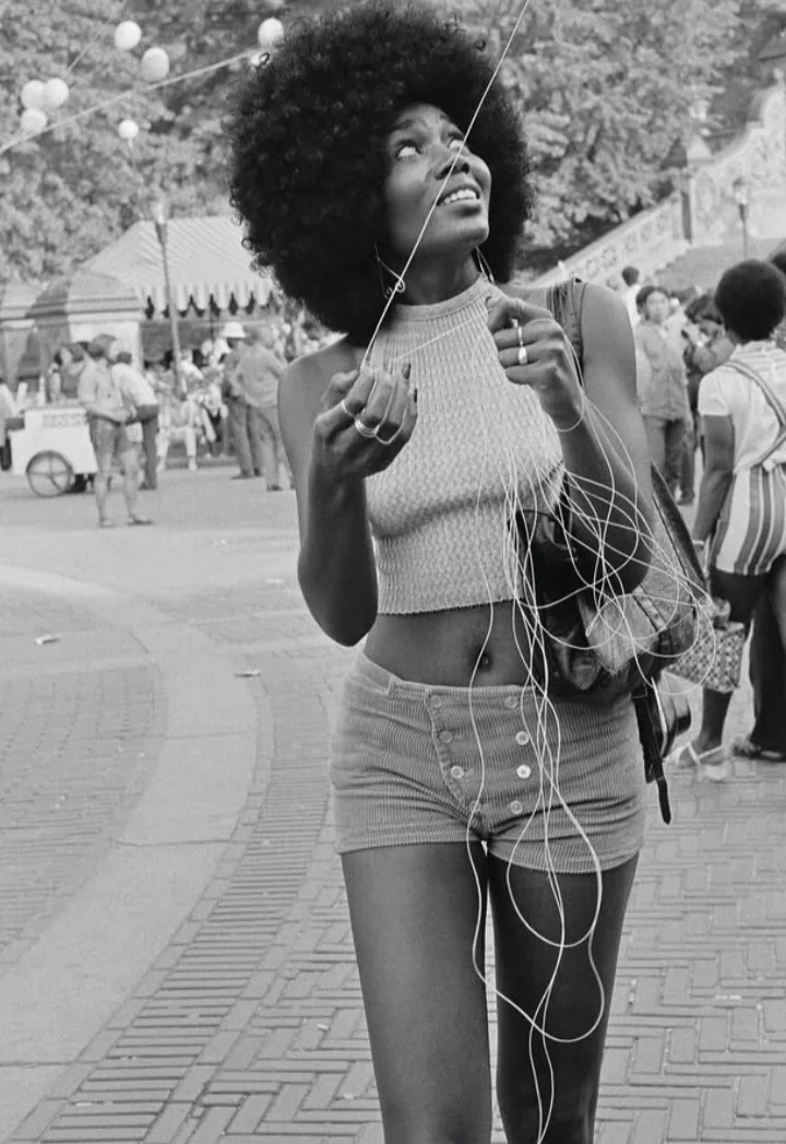 History / Nostalgia - Flying a kite in New York, 1970s