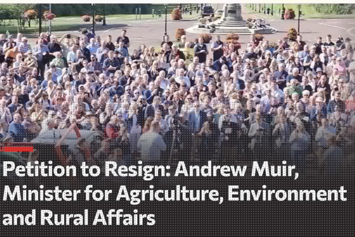 Change.org petition calls for Agriculture minister Andrew Muir and DAERA Permanent Secretary Katrina Godfrey to resign