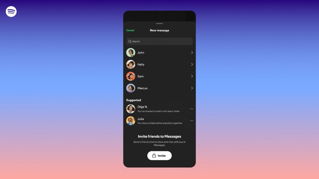 Spotify Now Supports Group Chats on Mobile
