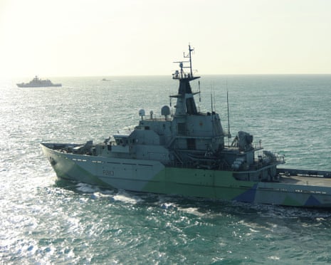 Navy says it is spending 25% more time monitoring Russian vessels around UK waters
