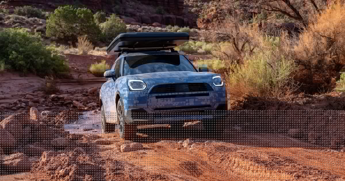 Mini gets off-road-ready Countryman into shape through Rocky Mountains