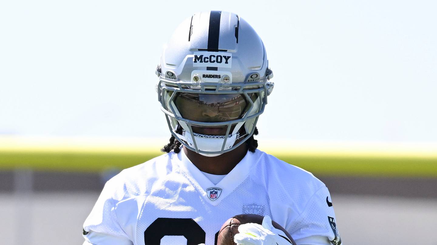 Jermod McCoy is still setting high goals amid up-and-down Raiders camp
