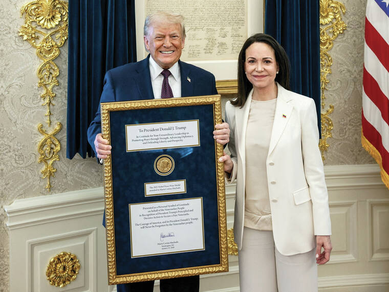 Letter: Not surprised that Trump accepted peace prize gift