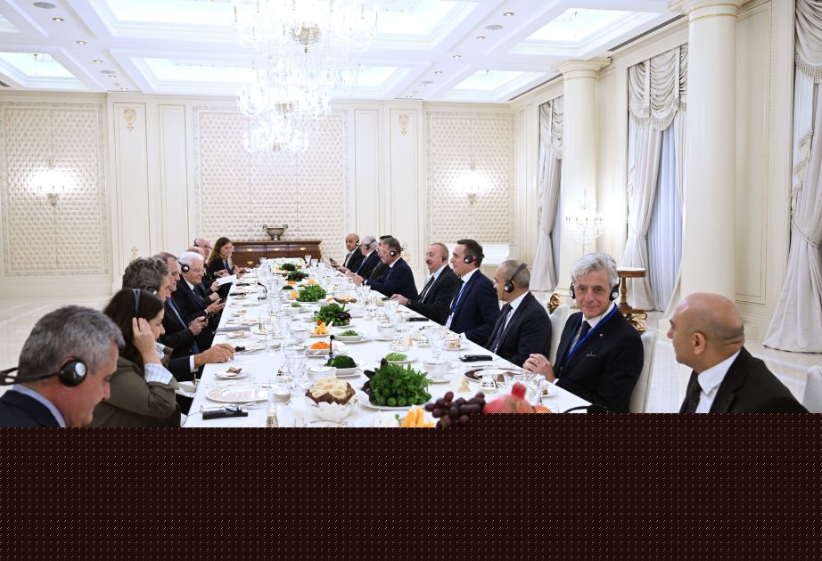Official reception held in honor of Italian President Sergio Mattarella