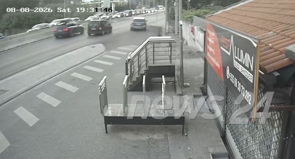 VIDEO/ Makina me shpejtësi skëterrë i ndërpret rrugën mjetit në Shkodër, në rrezik familja me 4 anëtarë