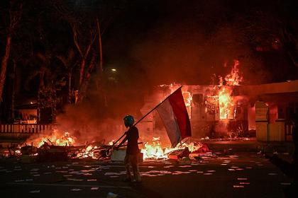 How authoritarian propaganda presents Indonesian protests as foreign-instigated
