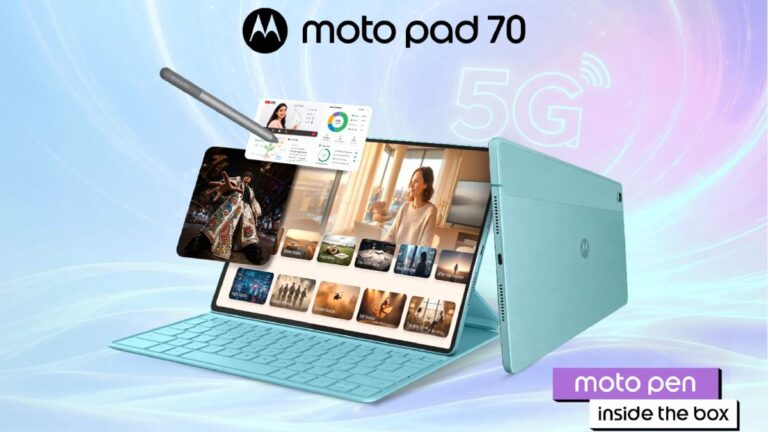 Moto Pad 70 Tabet Debuts With Dimensity 6400 And 68W Charging