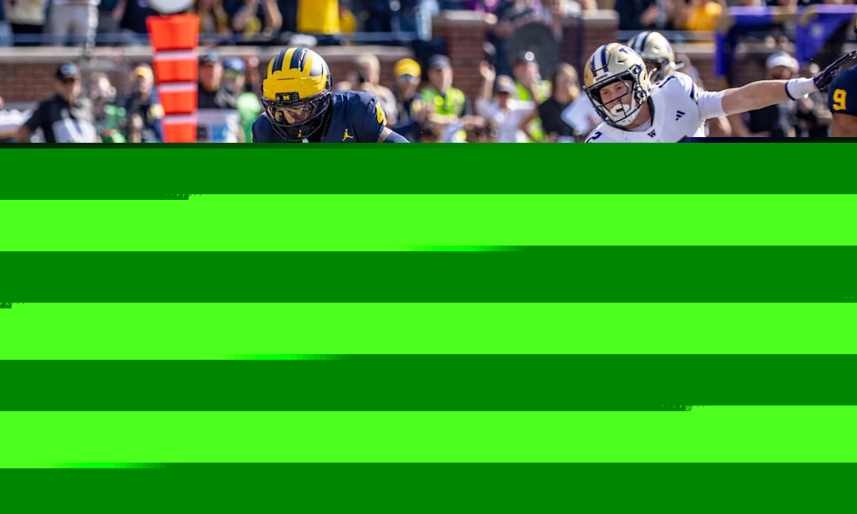 Michigan football offense showing explosive progress