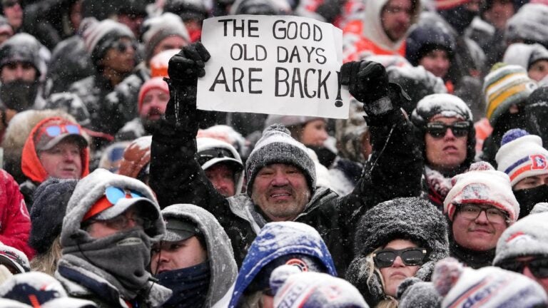 Television ratings for the AFC Championship game against the Broncos the highest for a Patriots game in seven years
