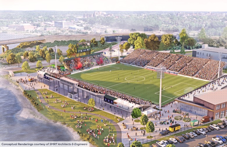 Hearts of Pine announce plan to build new stadium in Portland’s West End
