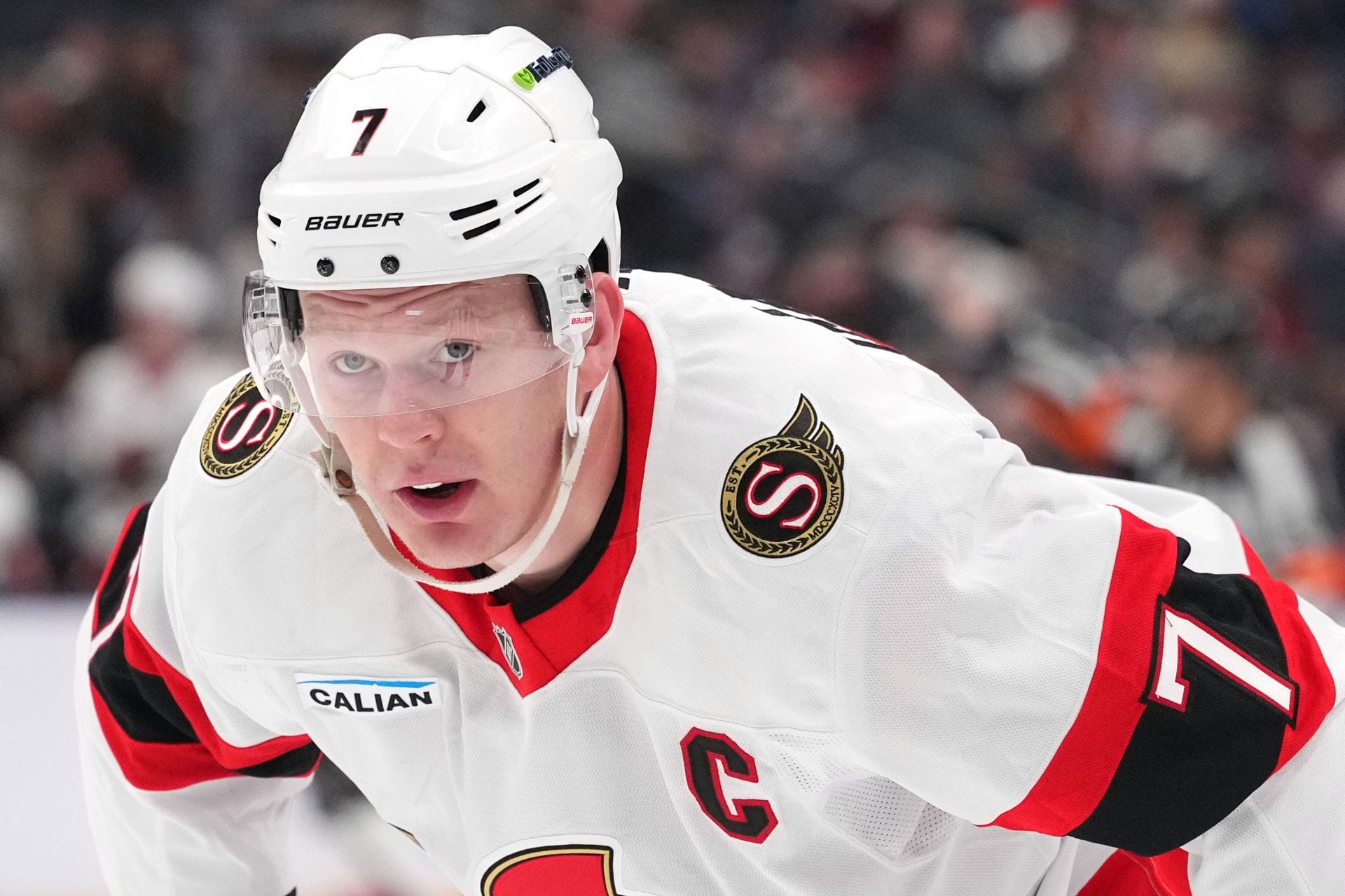 Senators' Brady Tkachuk gives his two cents on Maple Leafs fans raining down boos on Mitch Marner in his return to Toronto