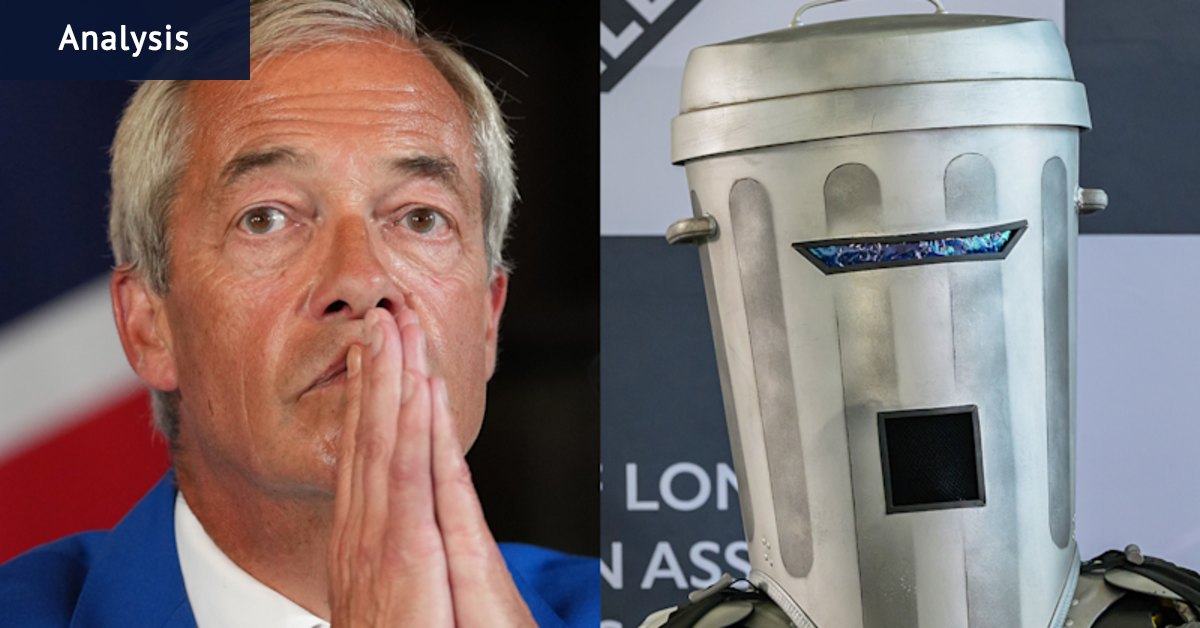 Alien space warrior vs right-wing populist: the UK election that is beyond a joke