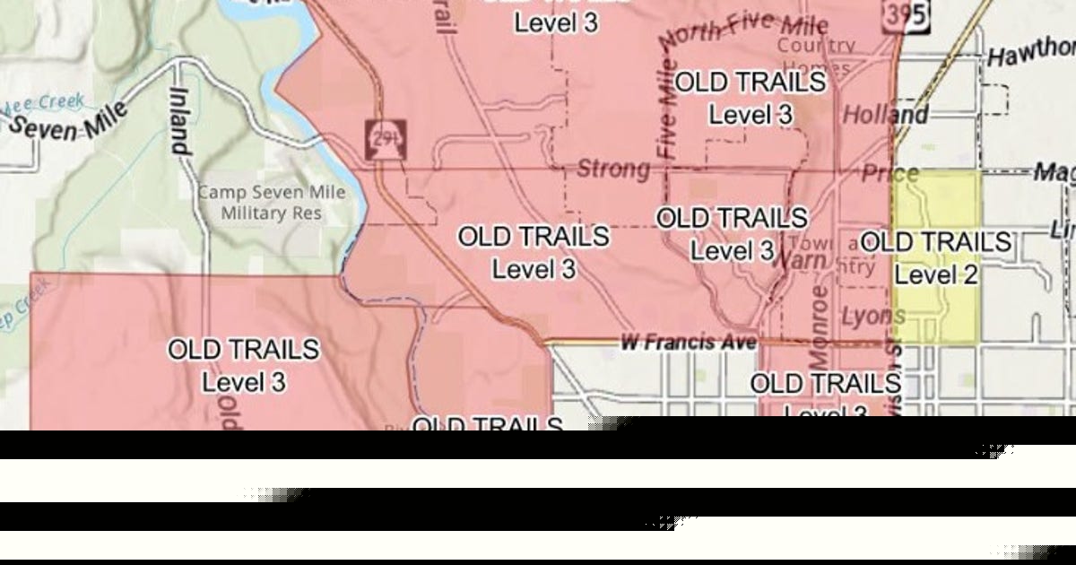 Wildfire burning in Spokane, WA prompts evacuation orders