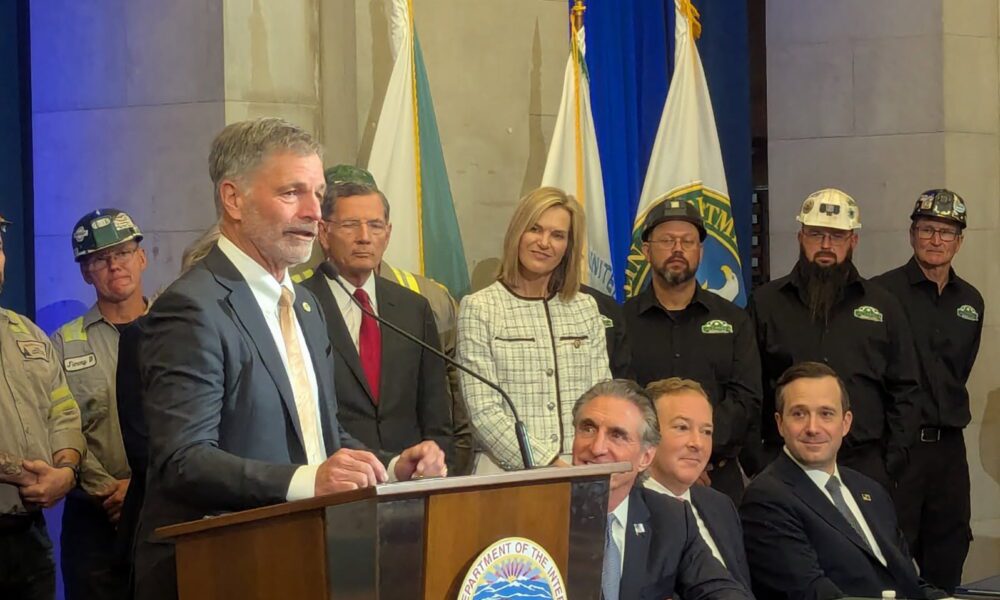 Governor Gordon Joins Interior Secretary Doug Burgum to Launch Policies Bolstering Wyoming Coal Production