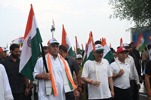 LG Sinha Joins Tiranga Yatra, Says 21st Century Belongs to Bharat